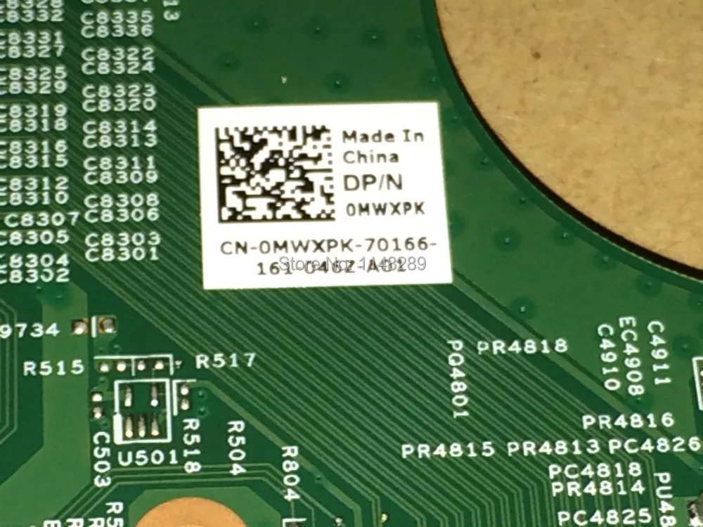 Абсолютно новая материнская плата для ноутбука Dell INSPIRON N5110. Встроенный