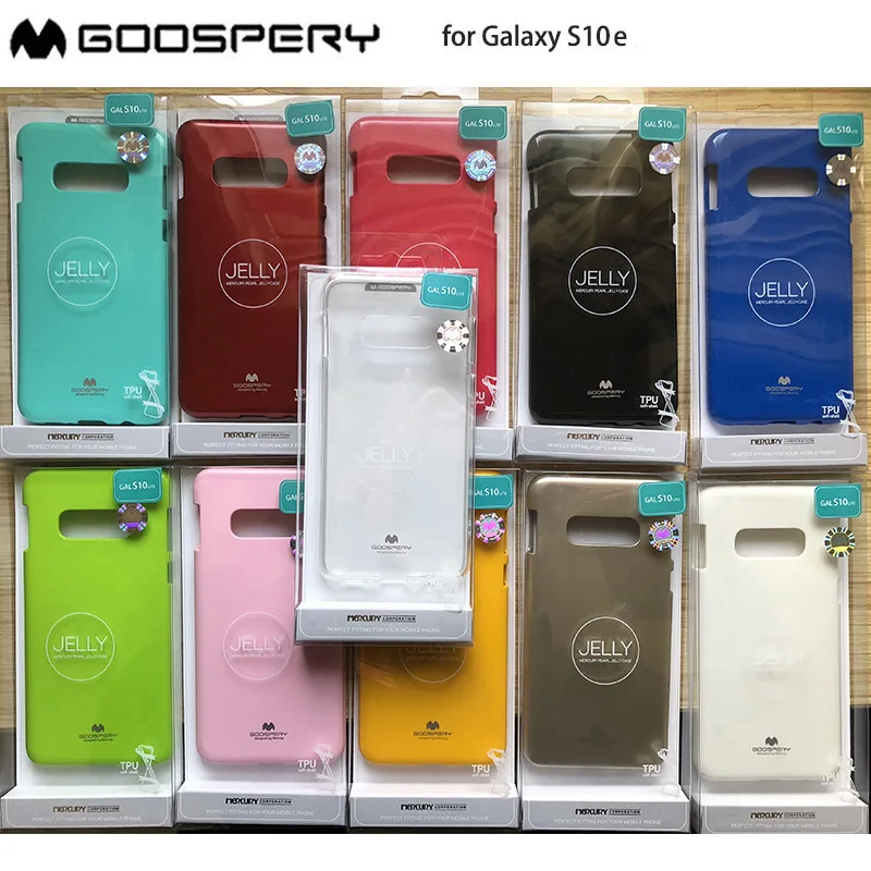 100% Оригинальный Mercury Goospery резиновый мягкий тонкий чехол с жемчугом для Samsung Galaxy