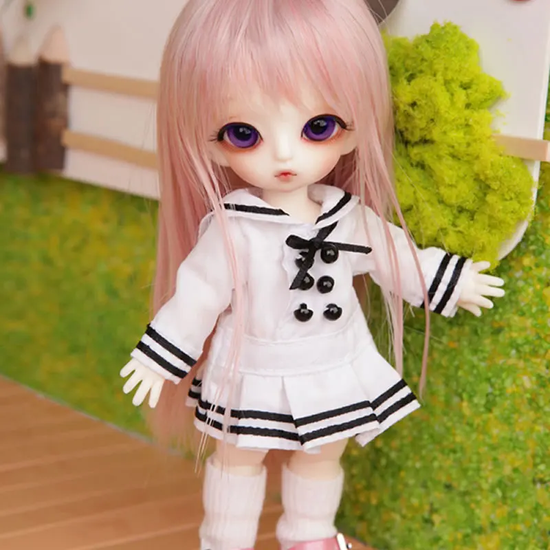 Бесплатная доставка 1/8 шарнирная кукла BJD / SD модная Милая Красивая крошечная из
