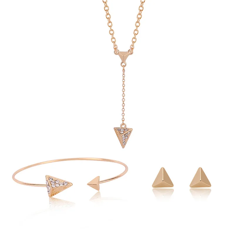 Мода Эмаль стрелка лук кулон и серьги набор для стрельбы из лука копье Цепочки