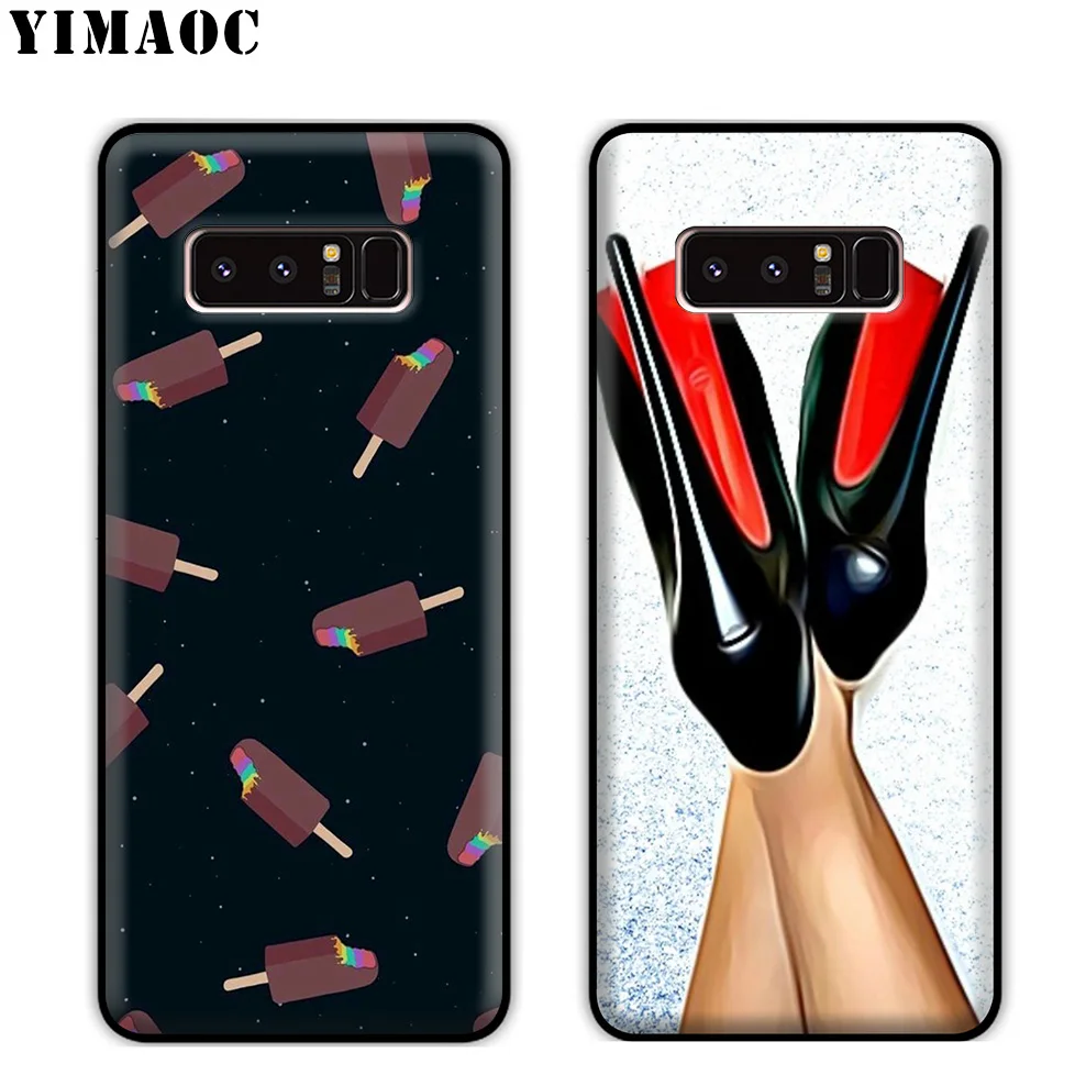 YIMAOC высокий каблук сексуальный задник мягкий силиконовый чехол для samsung Galaxy Note 10