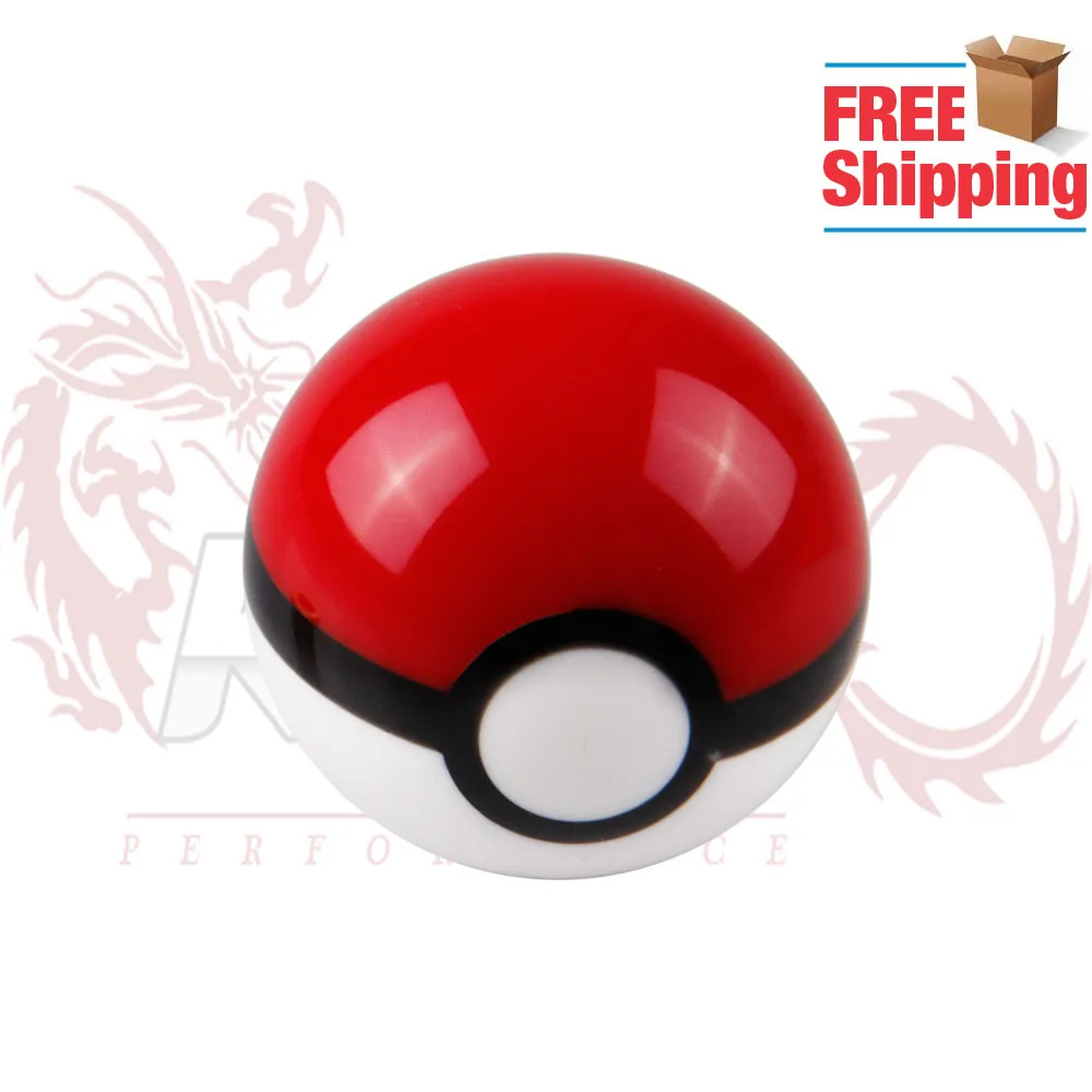 Бесплатная доставка диаметр 54 мм ручка переключения передач PokeBall Racing M10X1.5 / M8x1.25