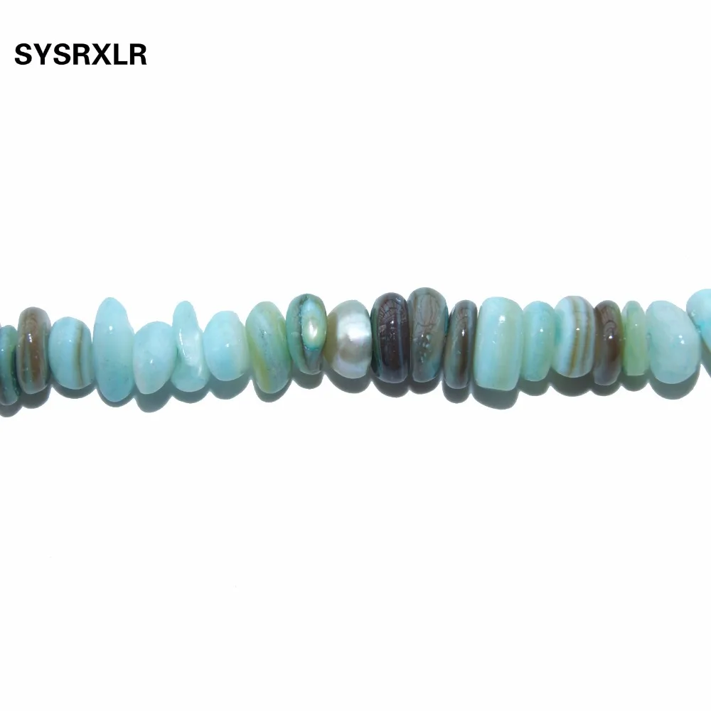 Оптовая продажа натуральный гравий в форме волнистой краски Цветной корпус 5 8 мм