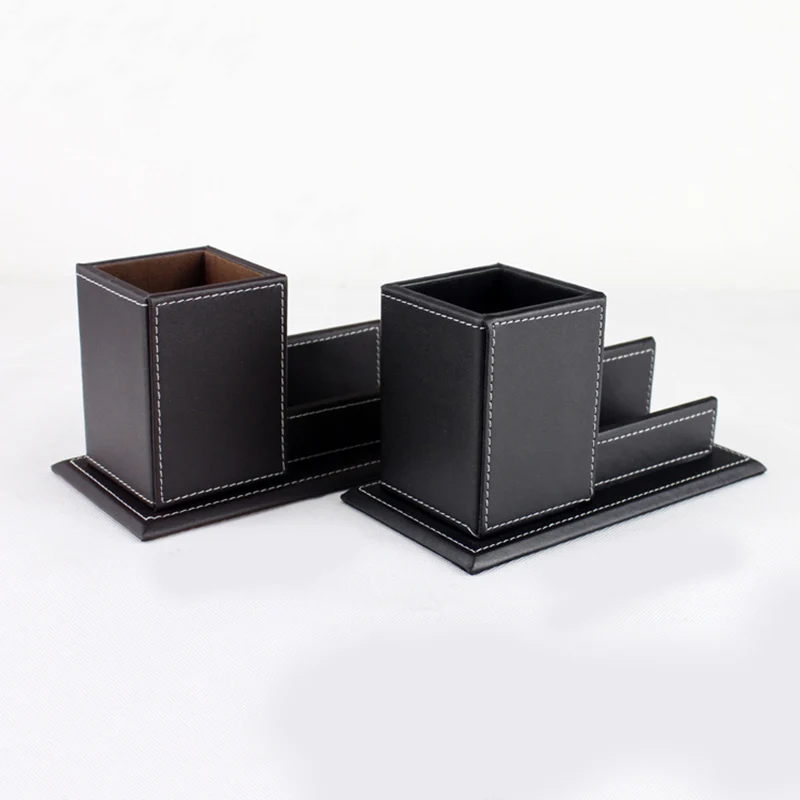 Искусственная кожа карандаш стенд маркер коробка для хранения Органайзер чехол