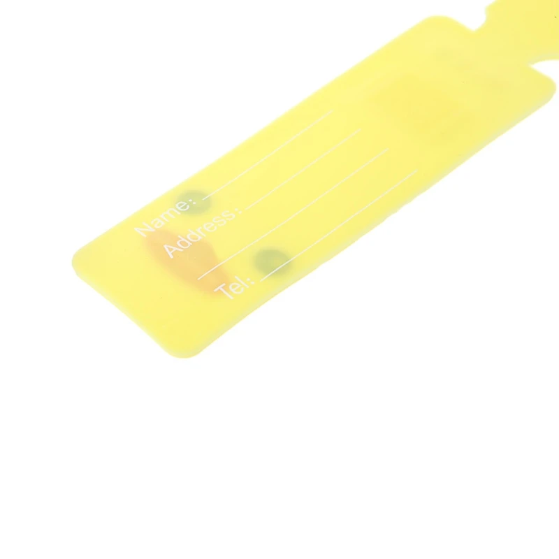 

THINKTHENDO Cartoon Silicone Travel Luggage Tags Baggage Suitcase Bag Labels Name Address