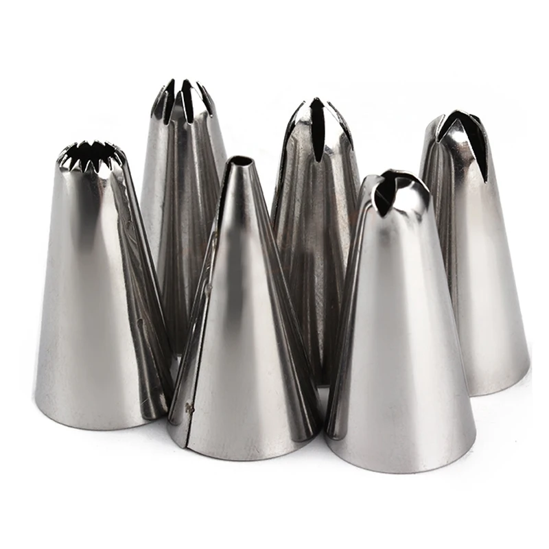 KMYC поступление 6 шт./партия глазурь трубопровод сопло Кондитерские наконечники