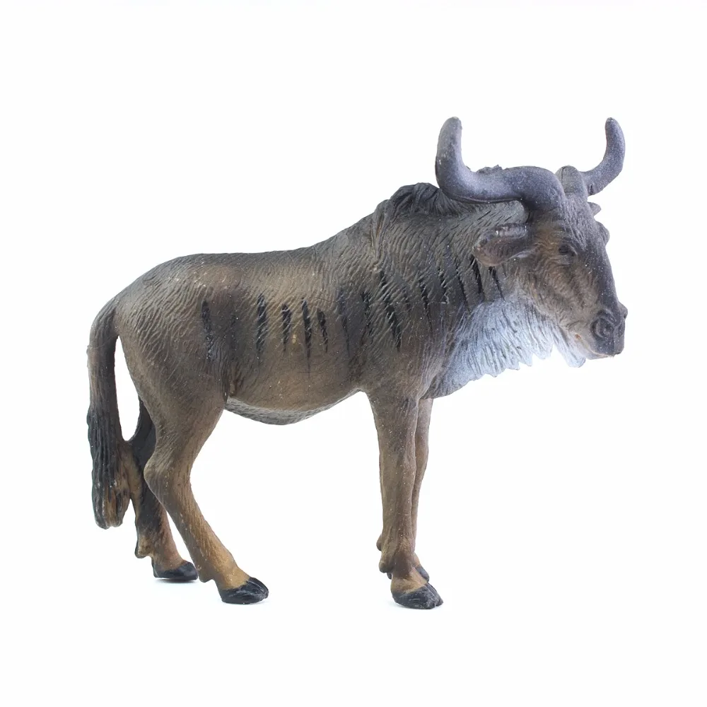Wiben 3 шт./лот моделирование животных Зебра Wildebeest Antelope модель экшн и игрушка