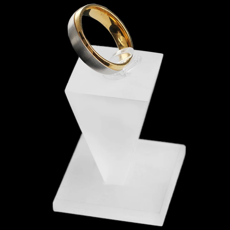 Acrylic Ring Display Stand Holder Jewelry Storage Rack Store Showcase Hard Organzer | Украшения и аксессуары