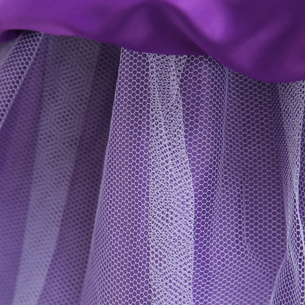 CAILENI Purple Children Prom Ball Gown 3-13 Years Girls Wedding Party Dress Fashion Flower Sleeveless Princess For | Детская одежда и