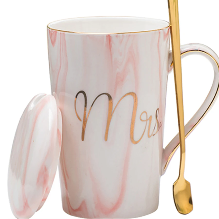 Северных кружка чашка Кофе керамические Эспрессо чашки Мрамор для девочек в