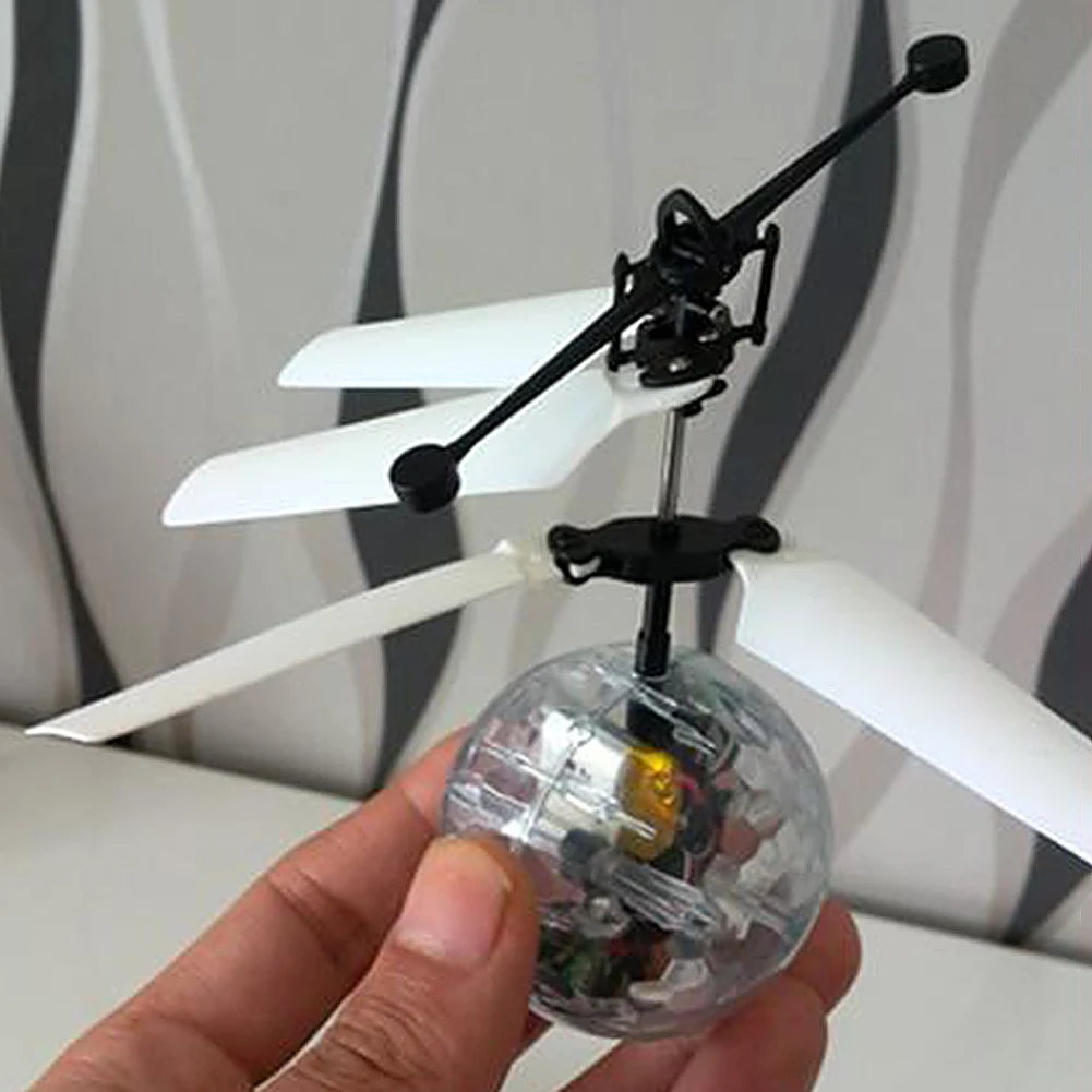 Летающий RC детский игрушечный Электрический шар светодиодный мигающий