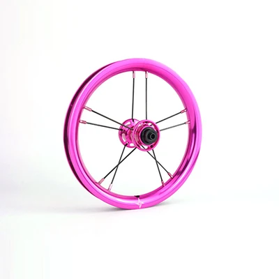 Rose Red GIPSY G-SIX 12 дюйма 84/95 мм детская велосипедная пара колес сплав, покрытый оксидной пленкой 6 цветов баланс комплект велосипедных колес - Цвет: Rose Red