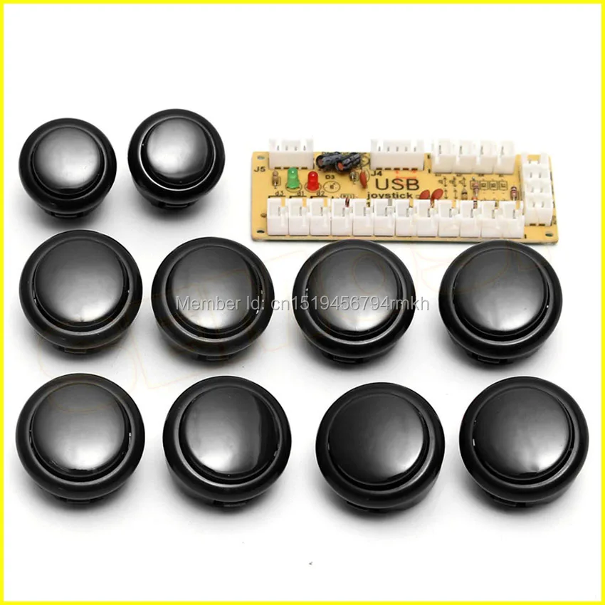 Набор кнопок сделай сам для джойстика 5 контактов 8 полосная аркадная палка с