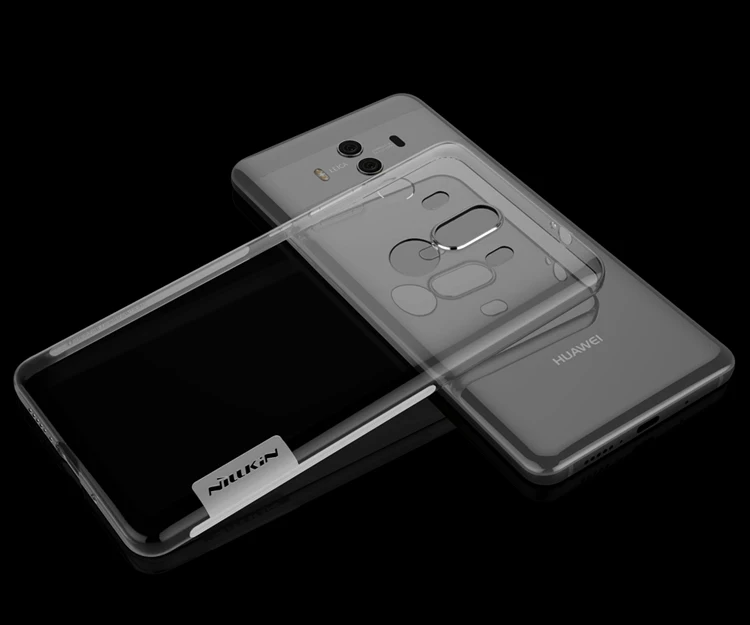 NILLKIN Nature чехол для Huawei Mate 10 Pro чехол для телефона из ТПУ, прозрачный, мягкий чехол люксовый бренд с в розницу посылка