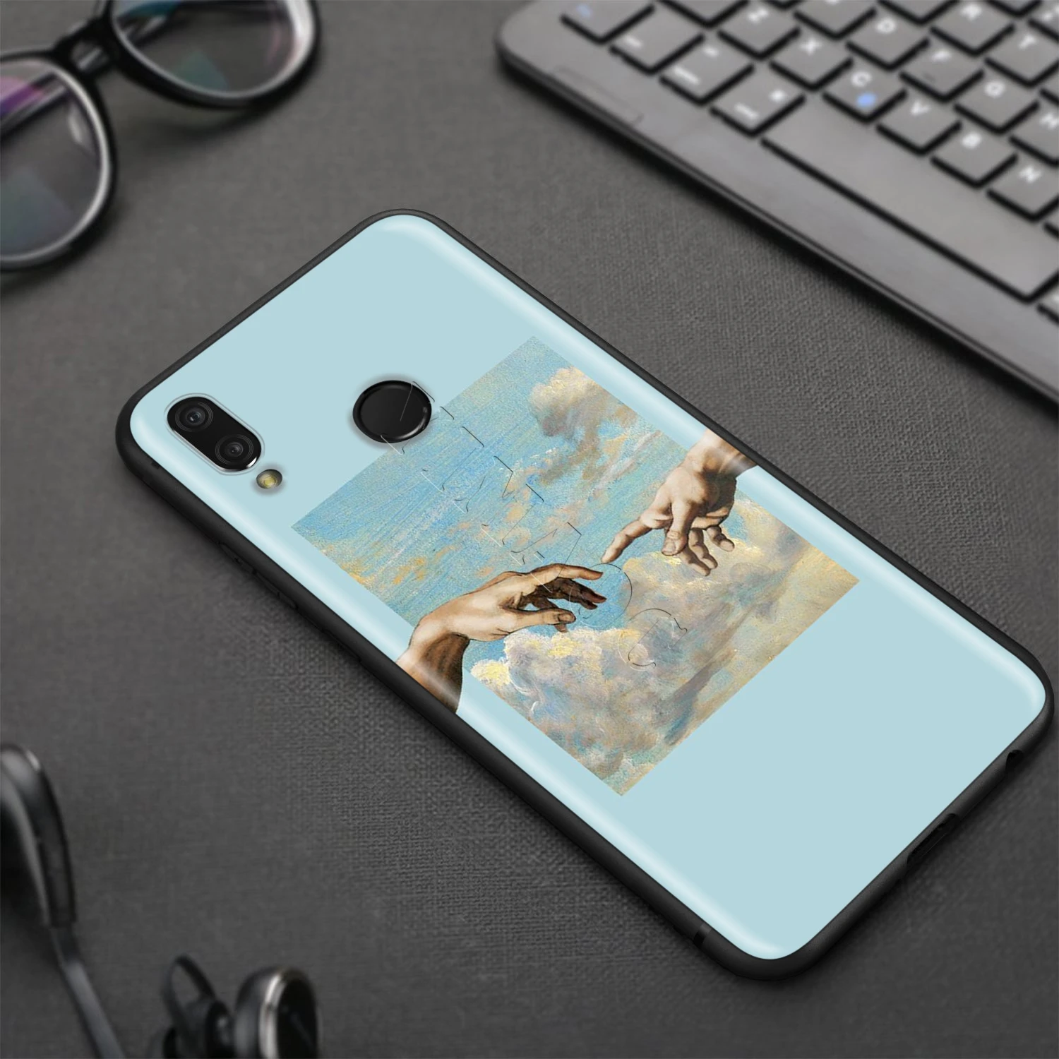 Силиконовый чехол YIMAOC Микеланджело Сотворение Адама для Huawei Honor 6a 7a 7c 7x8 9 10 Lite Pro Y6