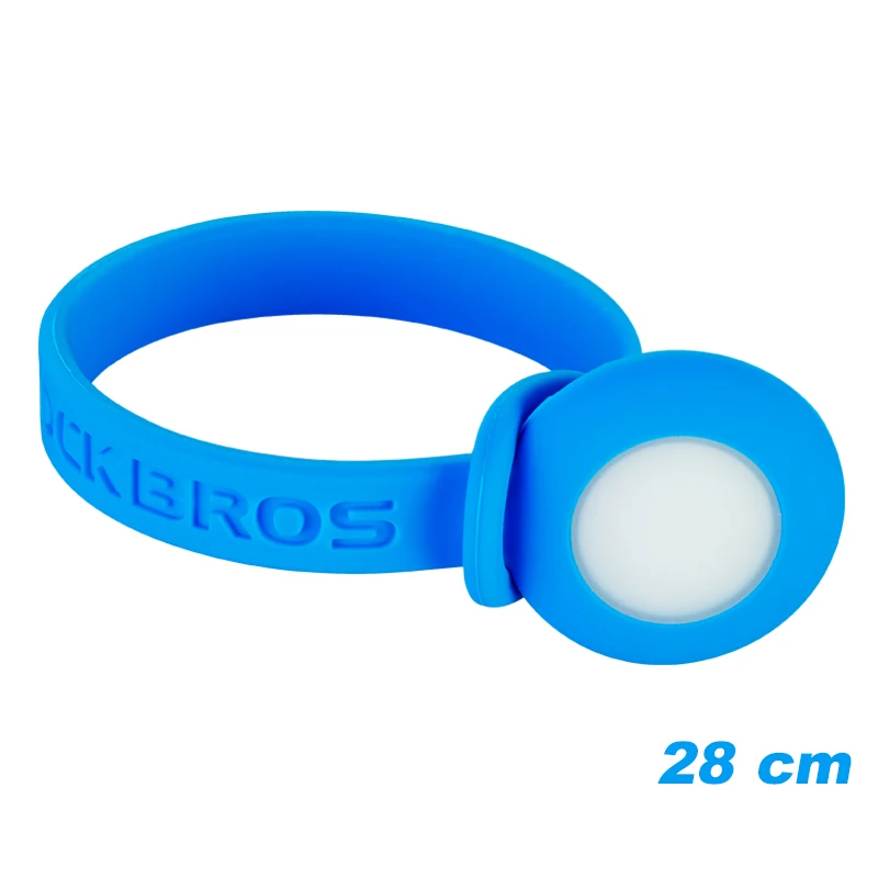 Blue 28cm ROCKBROS водостойкий для горного велосипеда дорожный велосипед светодиодный фонарик многофункциональный велосипедный фонарь сигнальный задний фонарь зажим для штанов пояс духовности - Цвет: Blue 28cm