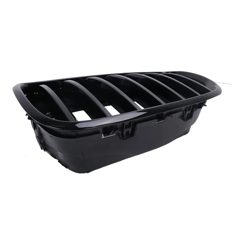 Wisengear 1 пара черный глянец передней почек гриль решетки для BMW E70 E71 X5 X6 2008 2009 2010 2012