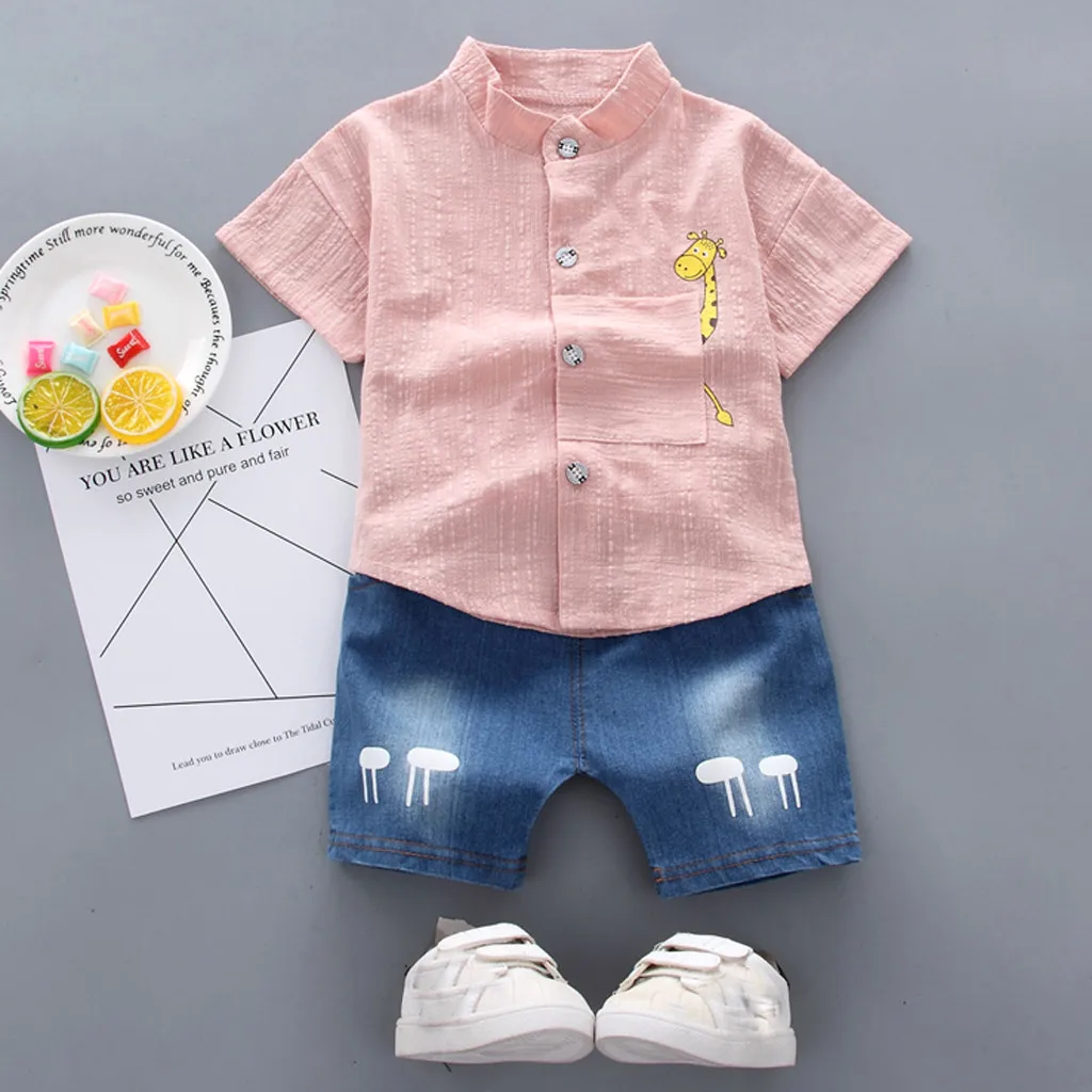 Bby/комплект одежды для девочек, одежда для маленьких мальчиков летняя футболка с короткими рукавами, штаны льняная рубашка Одежда для новорожденных Горячая Распродажа, vetement bebe# g6