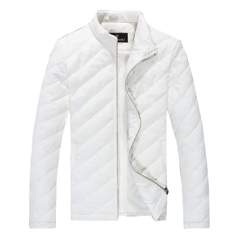 2017 хлопковая куртка белого и черного цвета Мужская Утепленная университетская