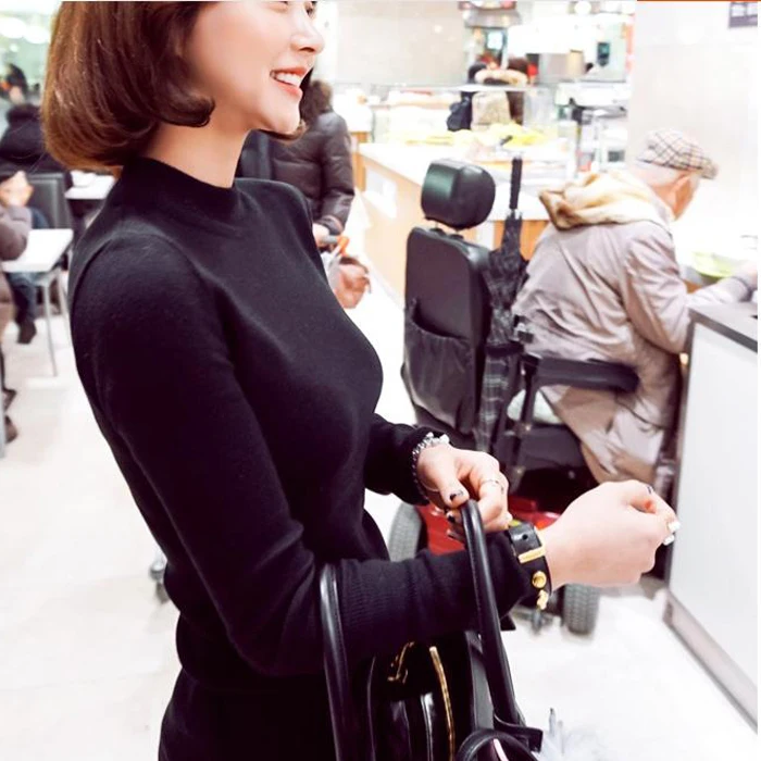 

winter 2019 women's pullover korean lady's sweater female winter top women round neck sweaters sweater for women FEMALE SWEATER