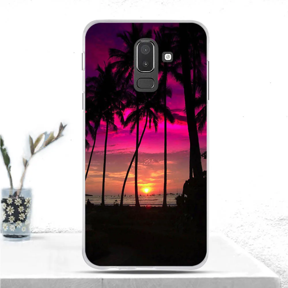 Чехол бампер для samsung Galaxy J8 2018 чехол накладка J810 J810F Мягкая силиконовая задняя