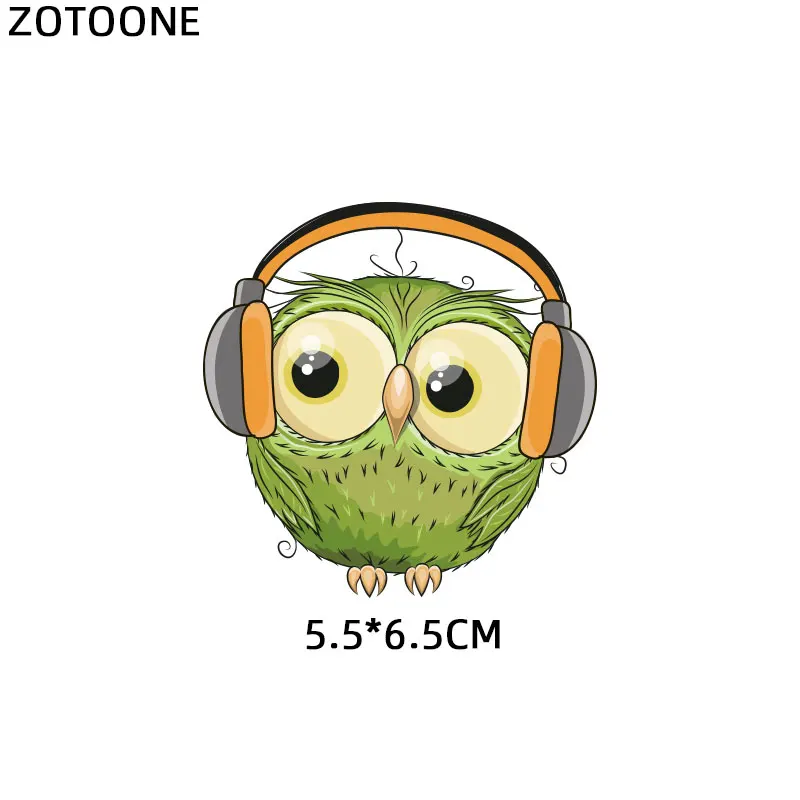 1124 ZOTOONE милые Мультяшные нашивки в виде животных теплопередача железа на патч для футболки детский подарок DIY Одежда Наклейки теплопередача G - Цвет: 1124