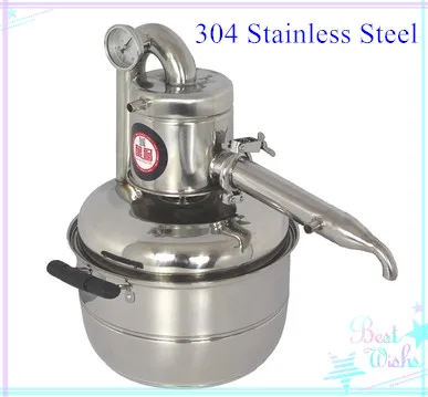 

10 Liters Alcohol Wine Distiller Whisky Vodka Maker Home Brew liquor Distiller