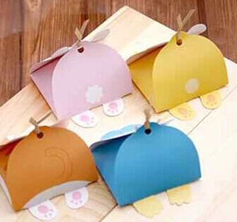 Новинка 100 шт. детская коробка конфет для душа милая мультяшная кошка Медведь