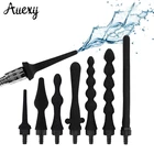 Силиконовая Анальная пробка AUEXY, Анальная пробка, силиконовая Анальная пробка, клизма, шприц, трубка для душа, секс-игрушки для пар, женщин, мужчин, геев