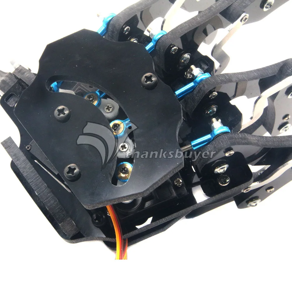 TZT собрал пять пальцев правая и левая рука с сервоприводами механический захват