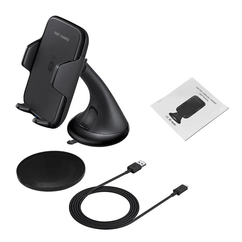 

Qi Wireless Car Charger Mount Phone Holder for iPhone 8 Plus X 10.8W Fast Wireless Charger For Samsung Galaxy S7 Edge S8 S9 Plus
