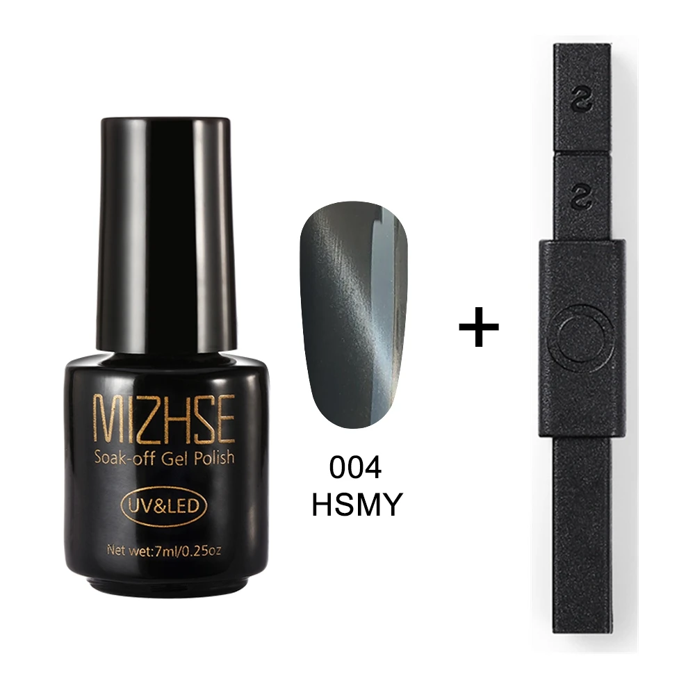 HSMY004 and BLCT MIZHSE Магнитный 5D кошачий глаз УФ-гель для ногтей Магнит Лазерная Фольга для маникюра Лак сильный магнит 12 стилей УФ гель лак для ногтей - Цвет: HSMY004 and BLCT