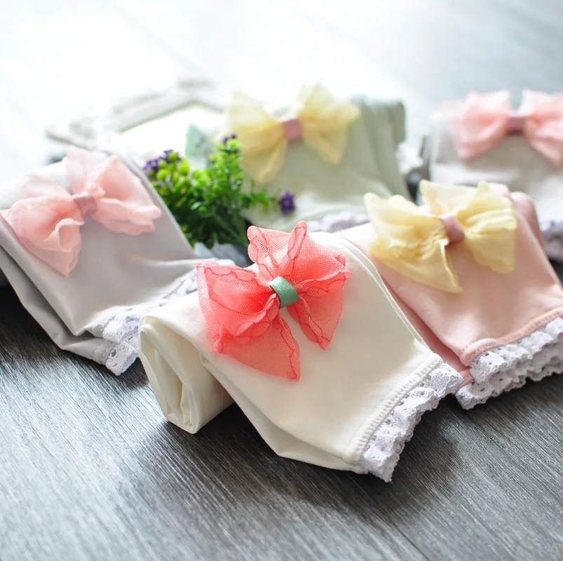 2017 new style cotton soft girls leggings high quality brand kids capri knee-length bows princess 803 | Детская одежда и обувь