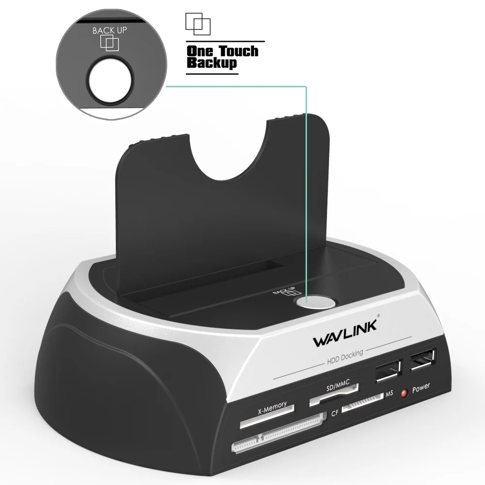 Wavlink2.5 &quot/3 5&quot SATA HDD док станция USAP внешний корпус жесткого диска с кардридером