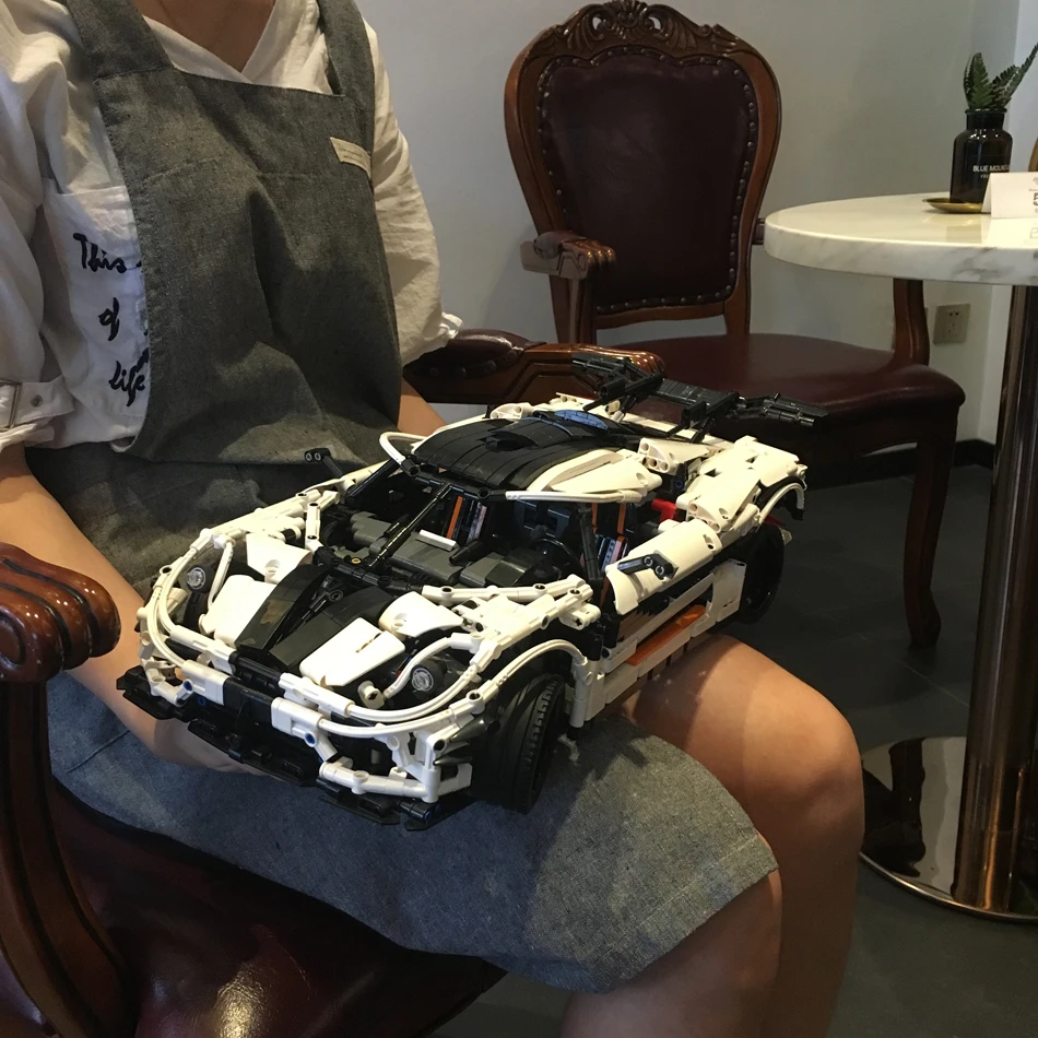 23002 техника серии 3236 шт. MOC-4789 изменение комплект гоночных автомобилей Детские конструкторных блоков, Детские кубики, игрушки для ребенка 42056