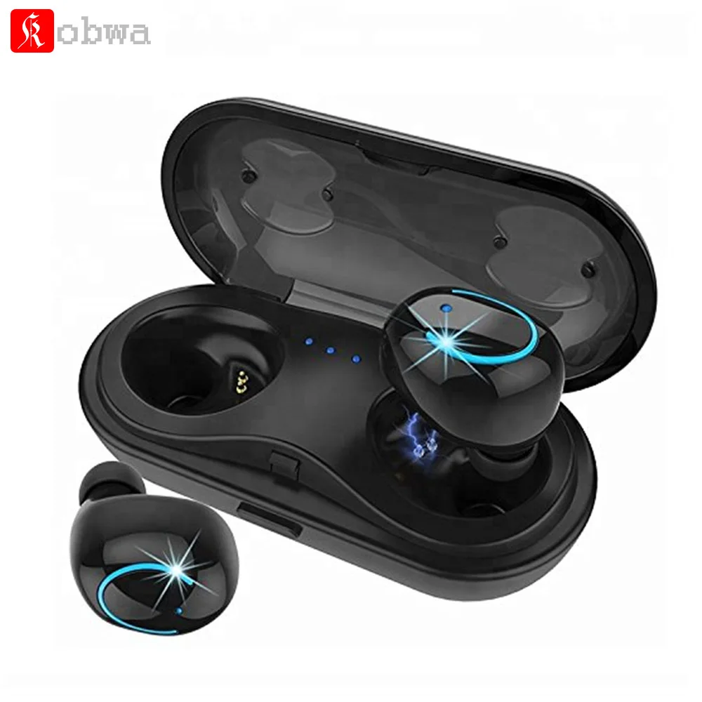 KOBWA Q18 наушники вкладыши TWS с Беспроводной Bluetooth гарнитура для наушников HiFi Басс
