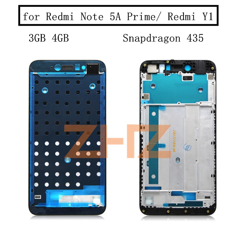 Для Xiaomi Redmi Note 5A Prime/ Y1 средняя рамка пластина поддержка ЖК Лицевая панель Корпус