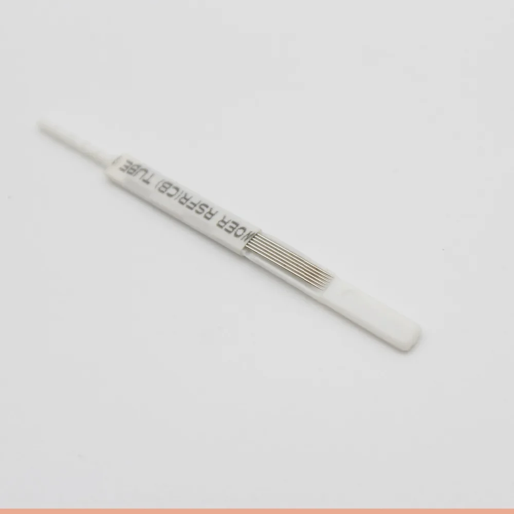 50PCS 6 PRONG FLAT NEEDLES For Merlin Tattoo Machine Permanent Makeup Eyebrow Lip needle |