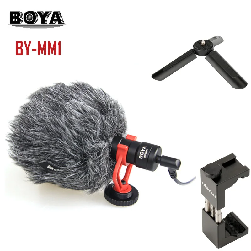 Высокое качество BOYA BY MM1 VideoMicro Compact On Camera Запись микрофон для xiaomi huawei iphone смартфон