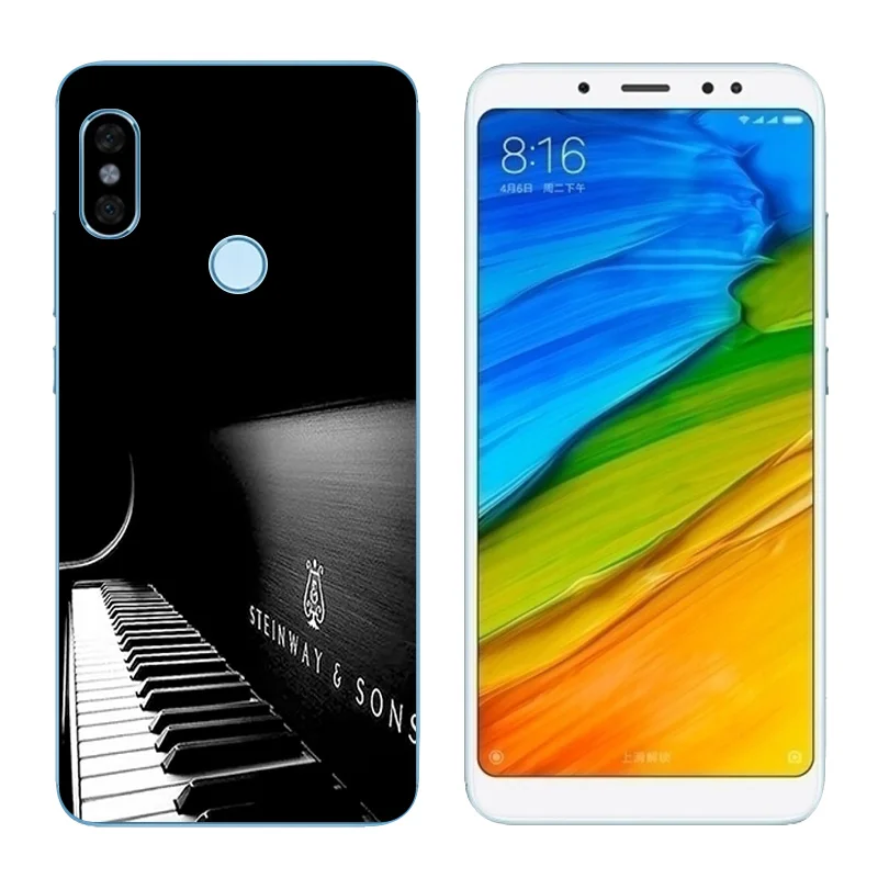 5 99 дюйма для Redmi Note Pro Prime Life черный матовый чехол с принтом 5Pro мягкий прозрачный