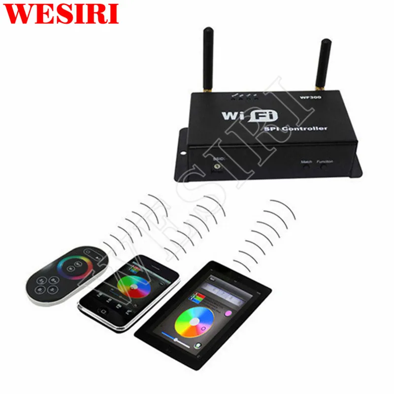 WiFi 300 LPD6803 WS2811 WS2801 LED Strip Controller Touchable Screen Remote SPI | Лампы и освещение