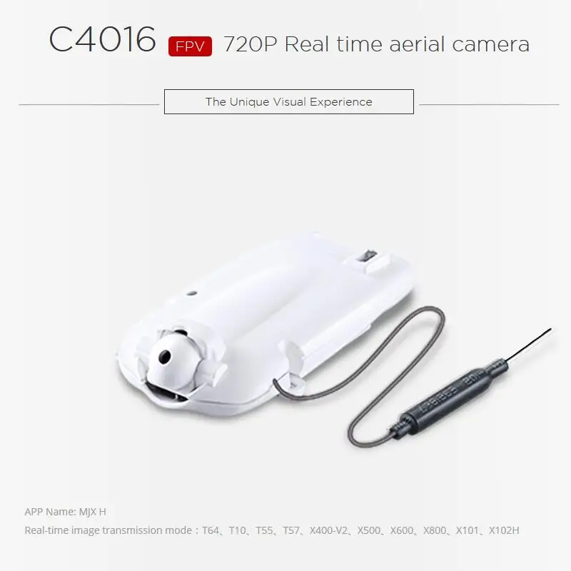 Новейшее обновление C4016 FPV WI FI 720 P HD Камера для MJX T64 57 X400 V2 X500 X600 X800 X101 X102H RC вертолет