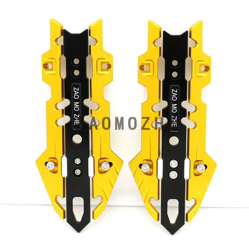 golden 2 Pcs Аксессуары для мотоциклов до ударопрочный чехол внедорожные транспортные средства передний амортизатор крышки для Yamaha MT-09 MT-07 MT-03 FZ1 FZ8 - Цвет: golden 2 Pcs