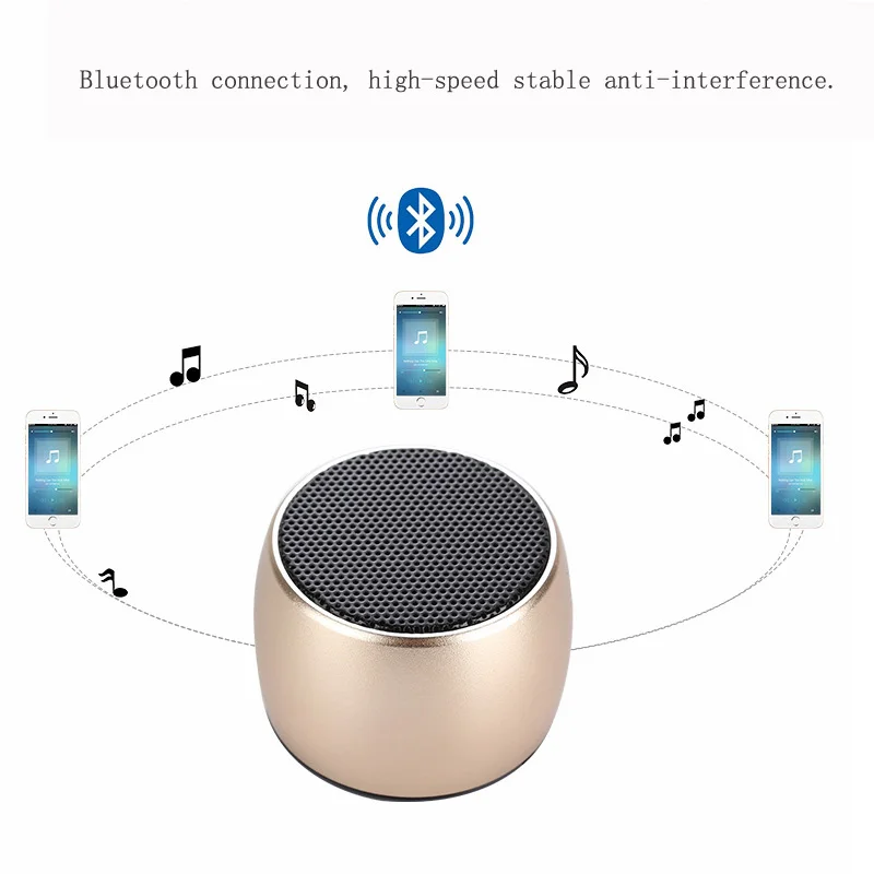 I Key Buy портативный 6 шт. магнитный беспроводной мини Bluetooth динамик 3D стерео