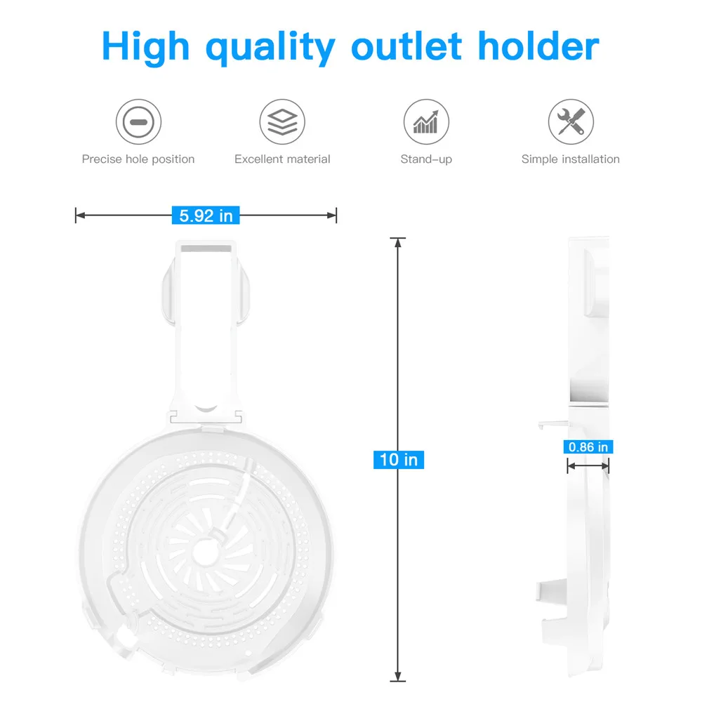 Настенный держатель для TP-Link Deco M9 Plus весь дом сетка WiFi система, стильная Wifi полка для маршрутизатора кабель управления настенный кронштейн