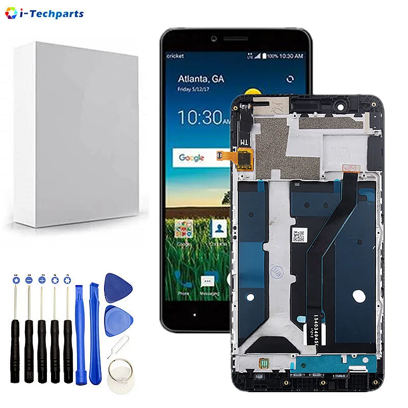 Для zte Blade Z Max ЖК-дисплей дигитайзер сенсорный экран панель Стекло сенсор в сборе с рамкой Z982