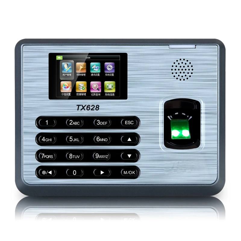 ZK TX628 TCP/IP отпечаток пальца посещаемость времени с бесплатным программным
