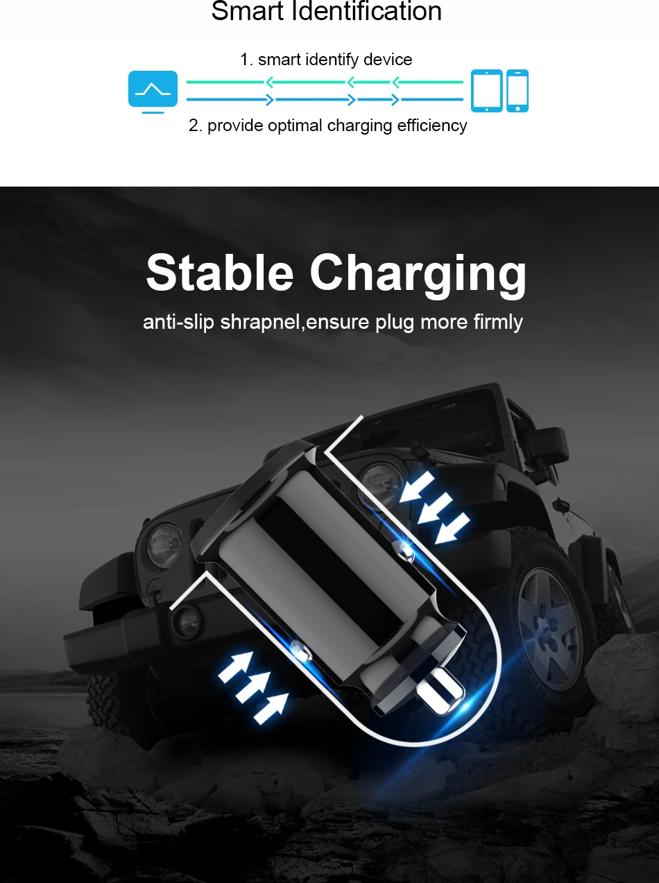 3.1a Dual Usb Автомобильное зарядное устройство Универсальный мобильный телефон автомобильное зарядное устройство для Xiaomi Mi A3 Band 4 Note 7 samsung S10 S9 S8 Asus Rog Phone 2