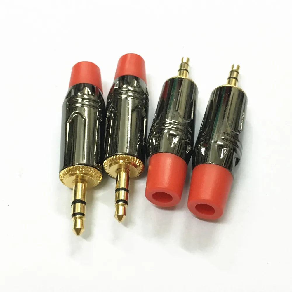 2 шт. Высококачественная стерео ШТЕПСЕЛЬНАЯ ВИЛКА 3 5 мм для микрофона штекер