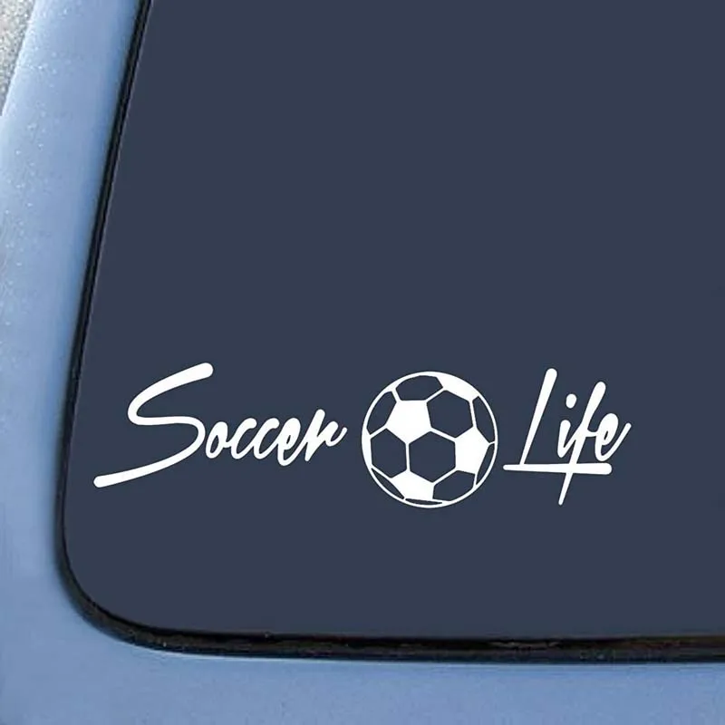 Soccer Life Family Sticker Decal Notebook Car Laptop Fashion Personality Vinyl Decals | Автомобили и мотоциклы